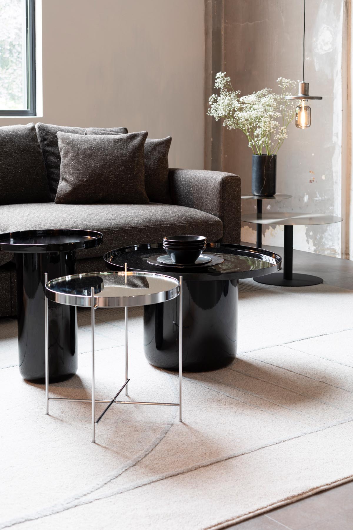 Beistelltisch Cupid in Silber präsentiert im Onlineshop von KAQTU Design AG. Beistelltisch ist von Zuiver