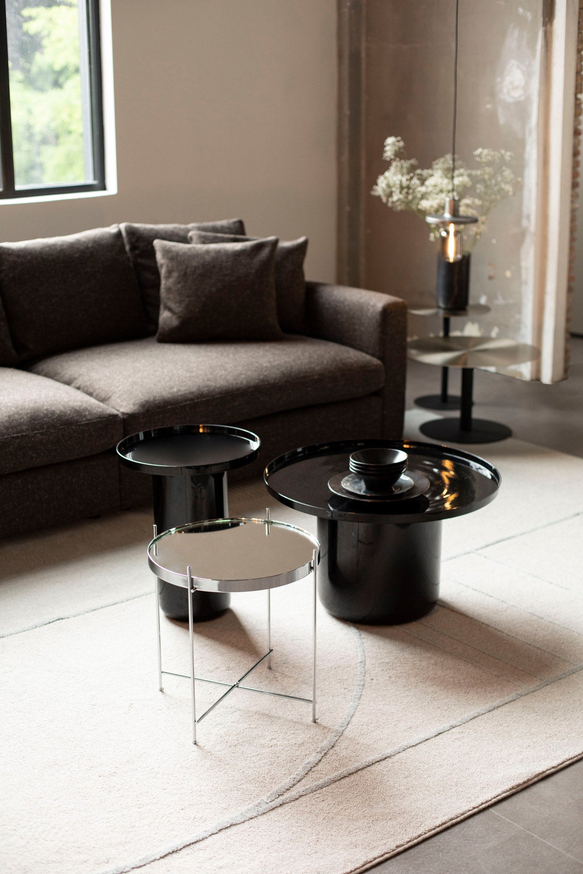 Beistelltisch Cupid in Silber präsentiert im Onlineshop von KAQTU Design AG. Beistelltisch ist von Zuiver