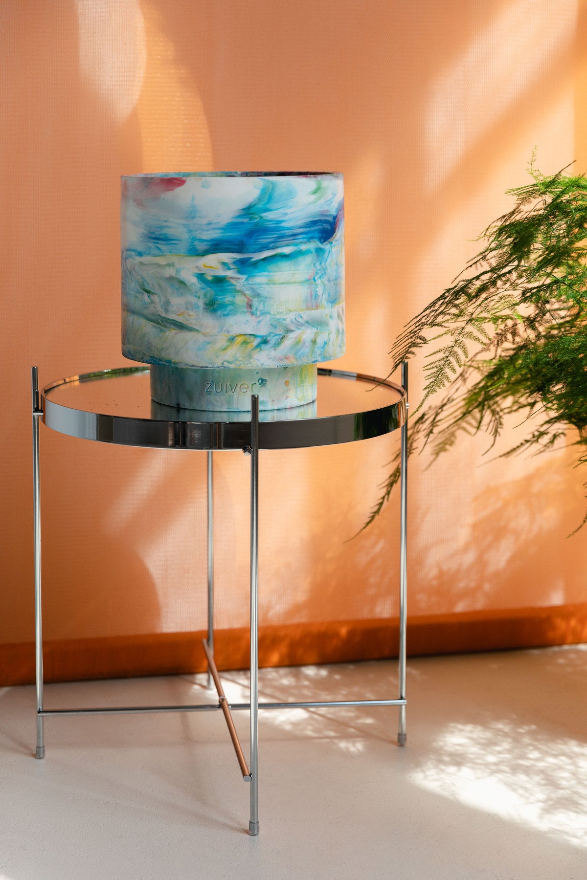Beistelltisch Cupid in Silber präsentiert im Onlineshop von KAQTU Design AG. Beistelltisch ist von Zuiver
