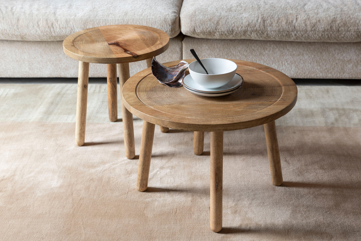 Beistelltisch Dendron in Braun präsentiert im Onlineshop von KAQTU Design AG. Couchtisch ist von Zuiver