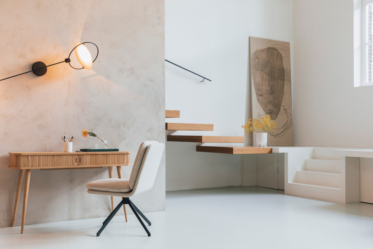 Konsolentisch Barbier in Natur präsentiert im Onlineshop von KAQTU Design AG. Konsolentisch ist von Zuiver