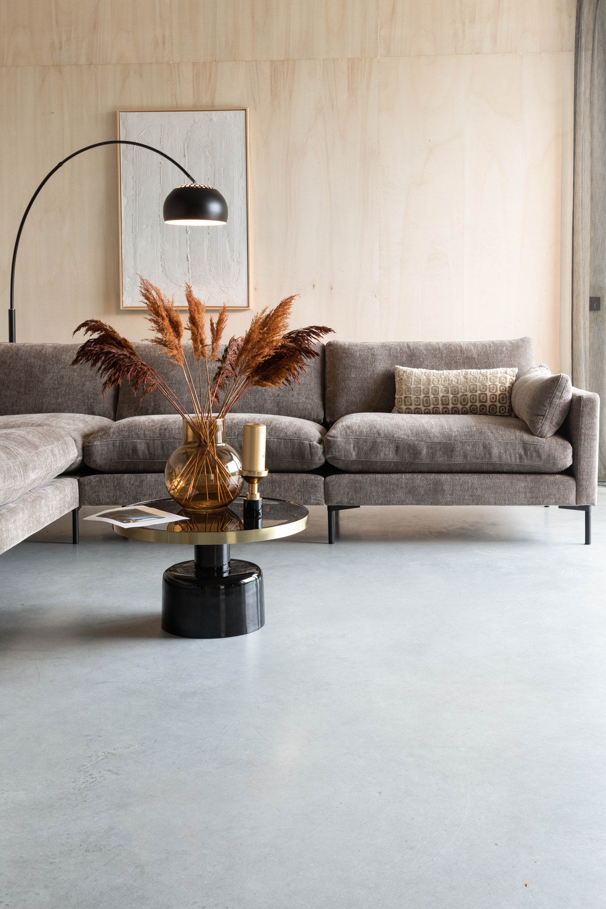 Beistelltisch Glam in Schwarz präsentiert im Onlineshop von KAQTU Design AG. Couchtisch ist von Zuiver