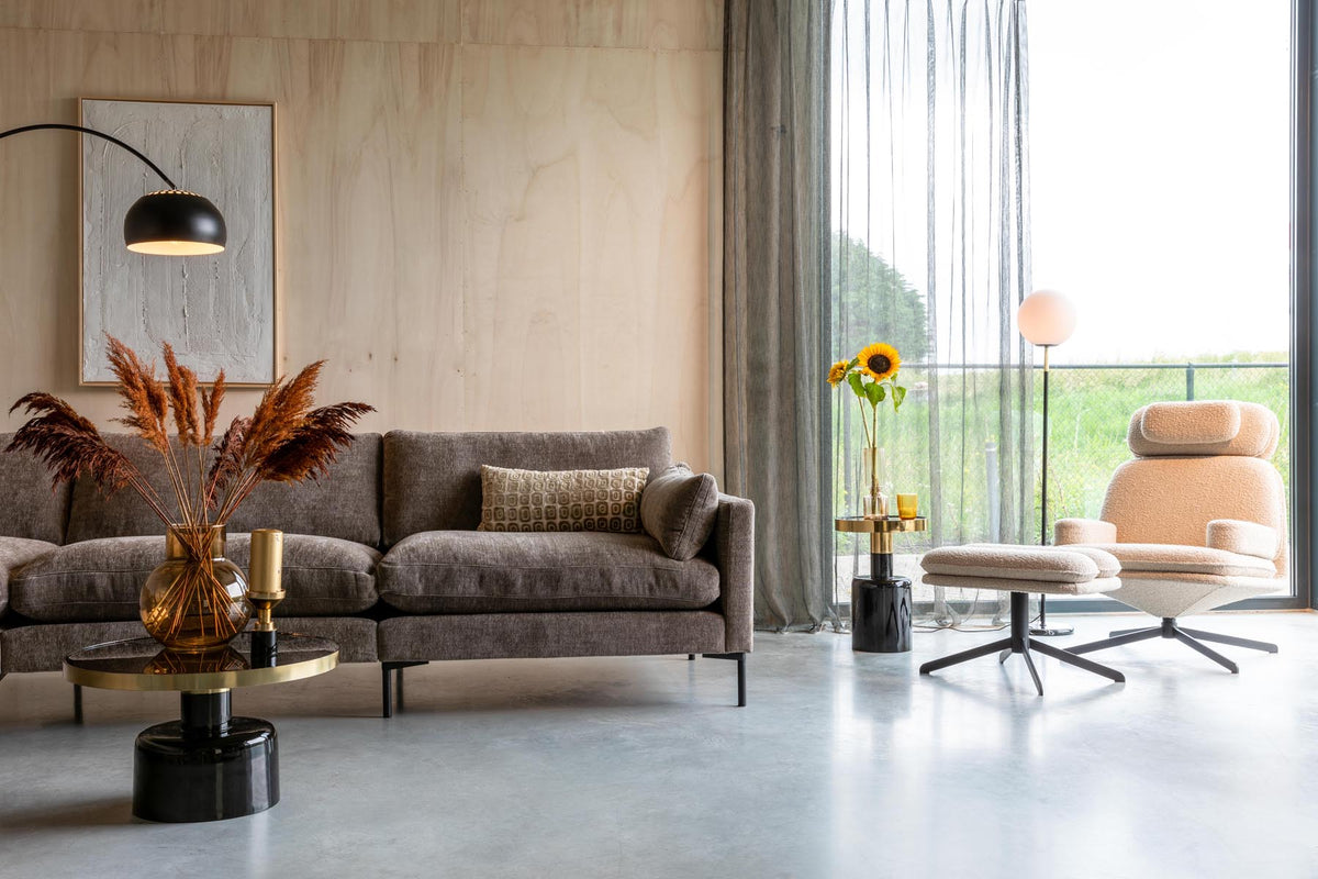 Beistelltisch Glam in Schwarz präsentiert im Onlineshop von KAQTU Design AG. Couchtisch ist von Zuiver