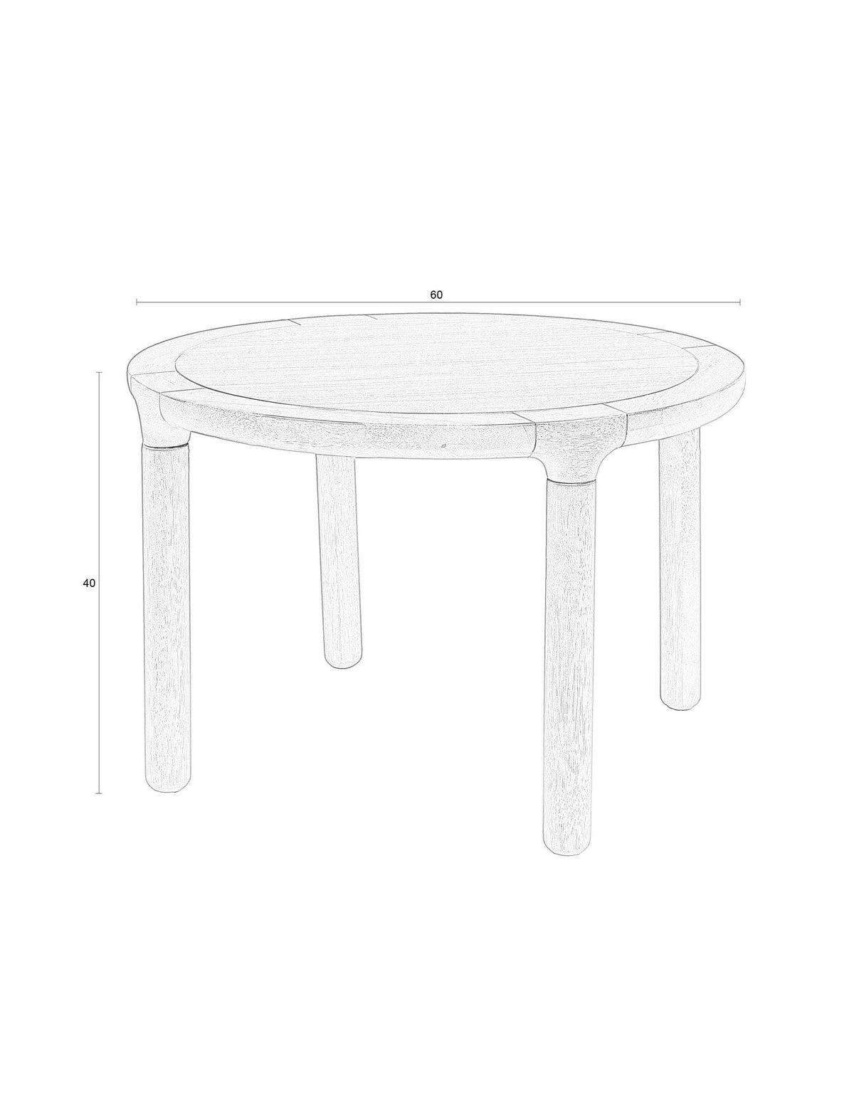 Coffee Tisch Storm in Braun präsentiert im Onlineshop von KAQTU Design AG. Couchtisch ist von Zuiver