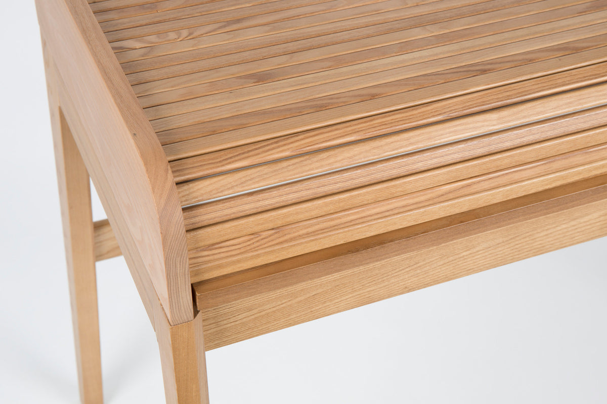 Bürotisch Barbier in Natur präsentiert im Onlineshop von KAQTU Design AG. Schreibtisch ist von Zuiver