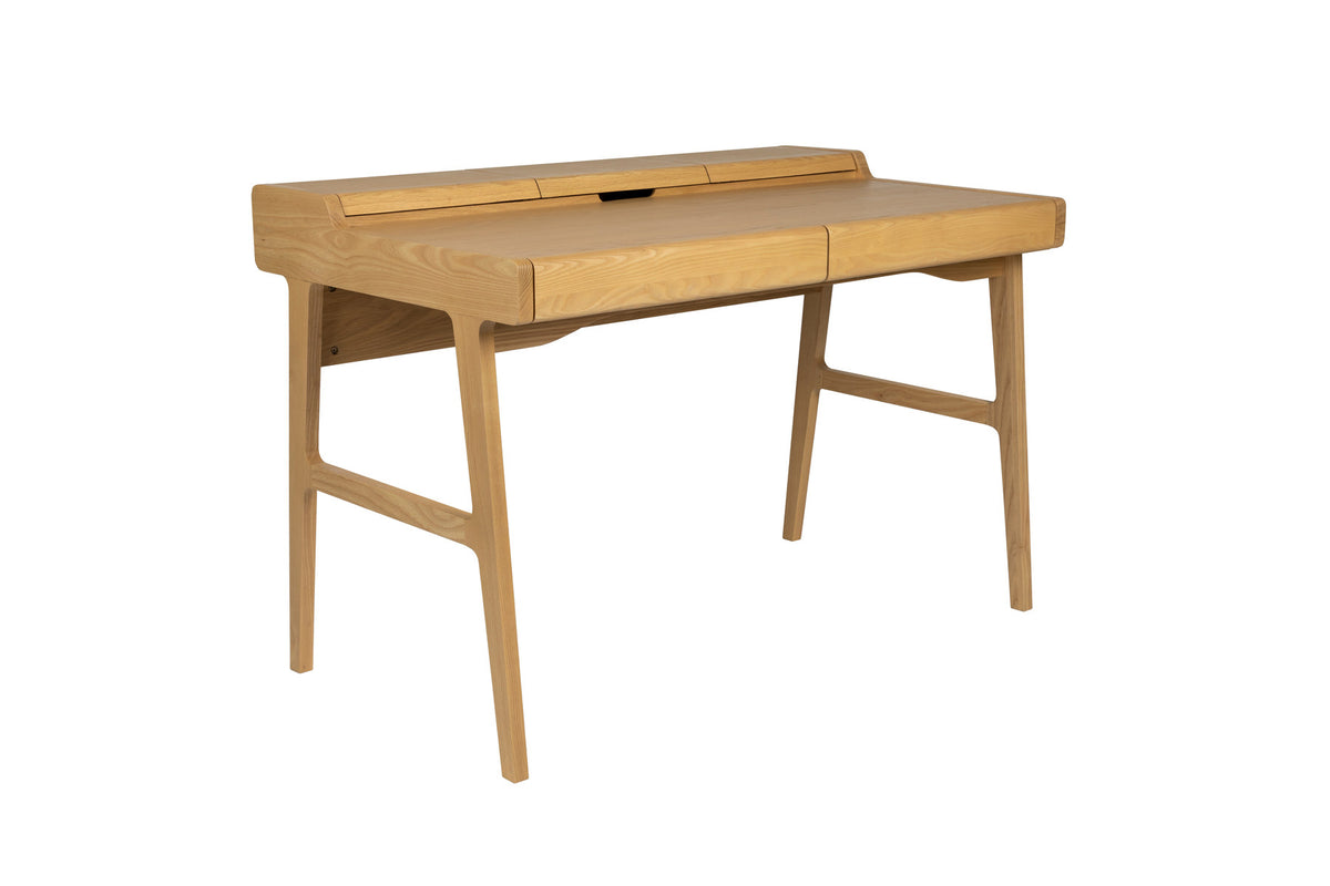 Schreibtisch Kaat in Natur präsentiert im Onlineshop von KAQTU Design AG. Schreibtisch ist von Zuiver