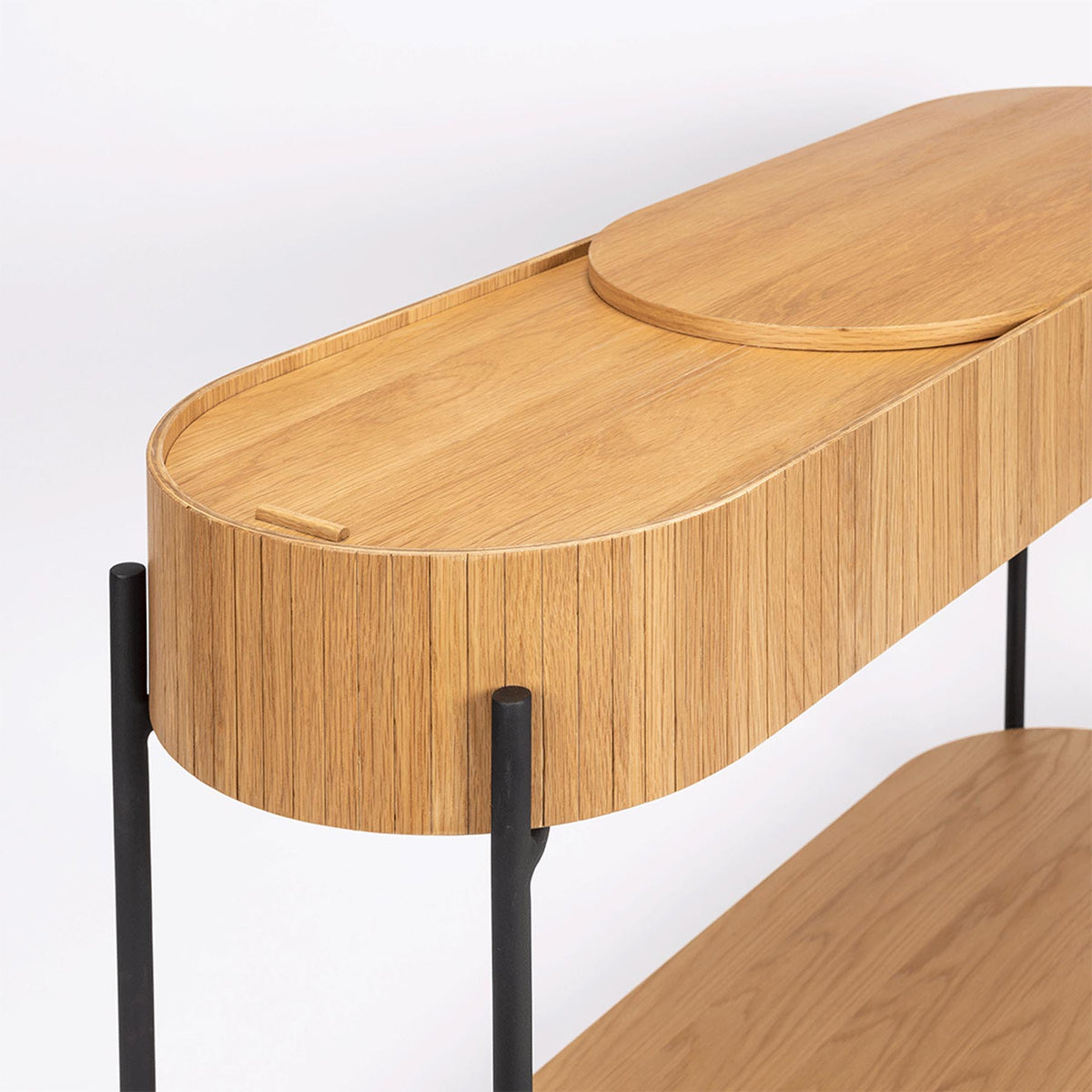 Konsolentisch Slides in Braun präsentiert im Onlineshop von KAQTU Design AG. Konsolentisch ist von Zuiver