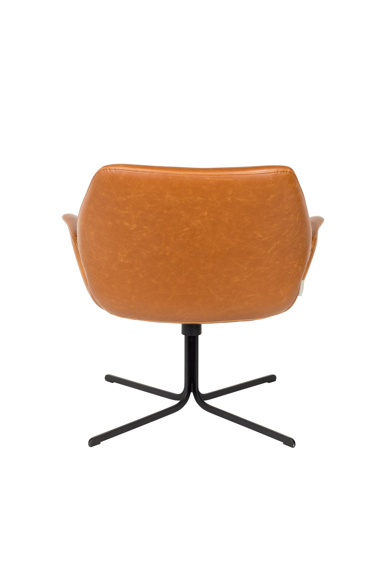 Lounge Sessel Nikki in Braun präsentiert im Onlineshop von KAQTU Design AG. Sessel mit Armlehnen ist von Zuiver