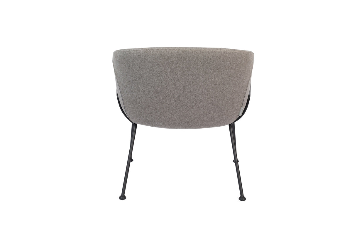 Lounge Sessel Feston in Grau präsentiert im Onlineshop von KAQTU Design AG. Sessel mit Armlehnen ist von Zuiver