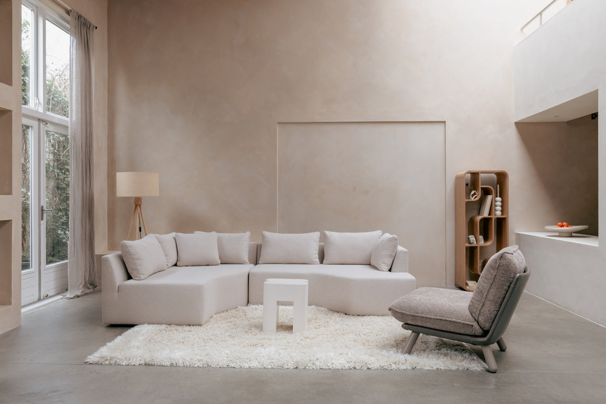 Lazy Sack Loungesessel Soft in Grau präsentiert im Onlineshop von KAQTU Design AG. Sessel ist von Zuiver