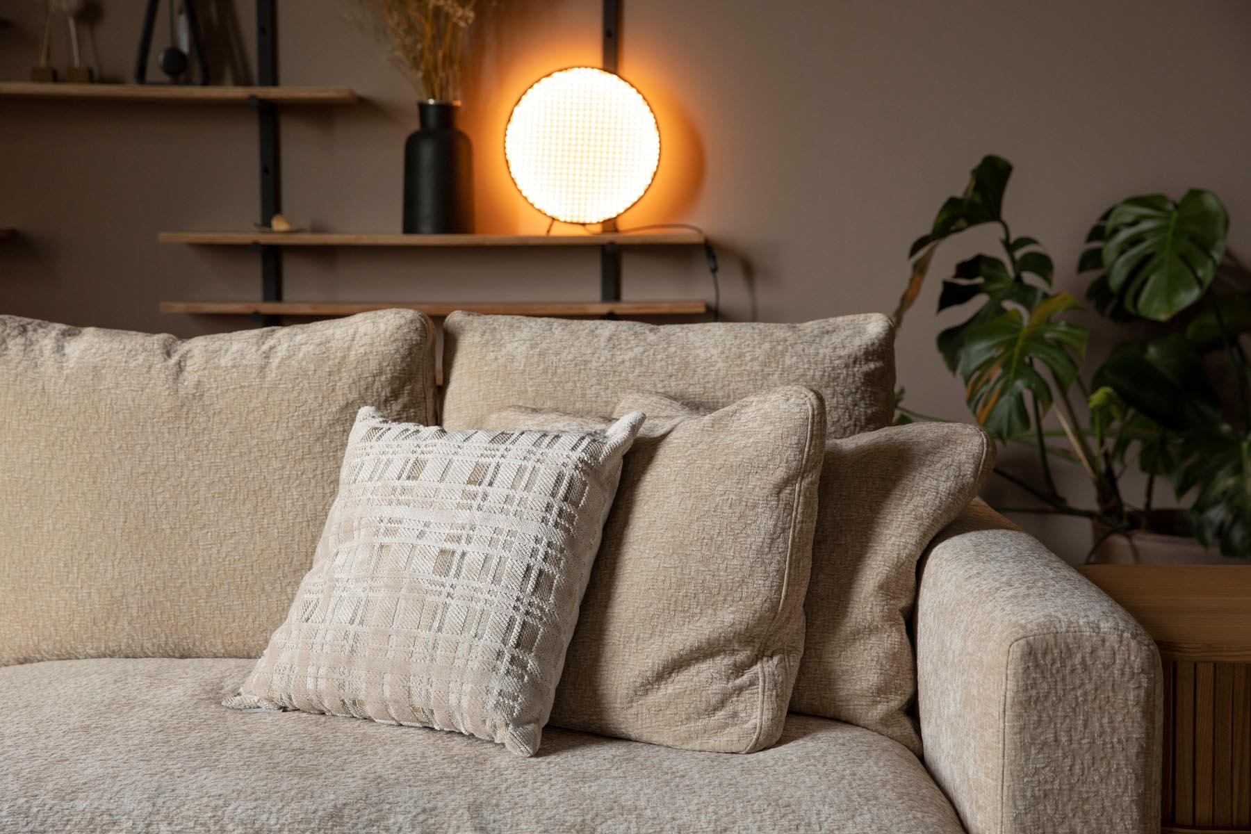 Sofa Sense 3 Sitzer in Natur präsentiert im Onlineshop von KAQTU Design AG. 3er Sofa ist von Zuiver