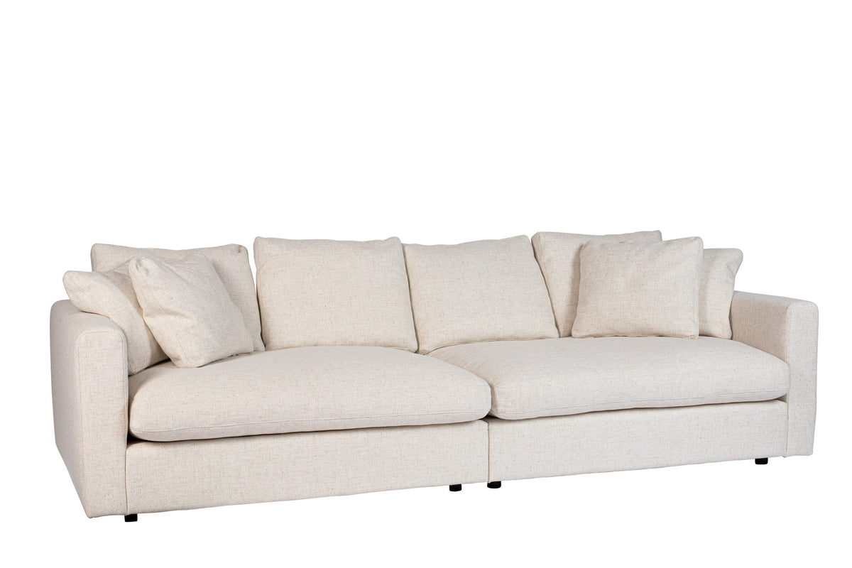 Sofa Sense 3 Sitzer in Creme präsentiert im Onlineshop von KAQTU Design AG. 3er Sofa ist von Zuiver