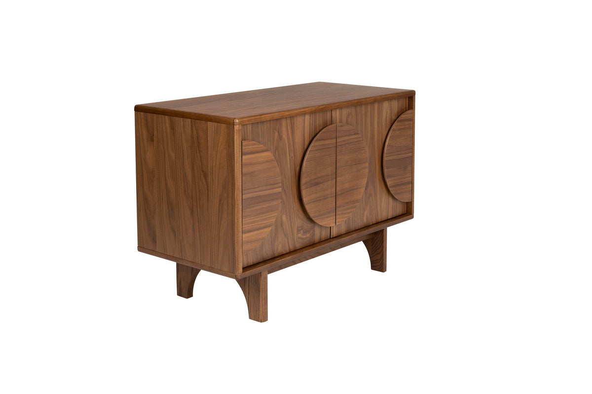 Sideboard Groove 2 Doors in Braun präsentiert im Onlineshop von KAQTU Design AG. Sideboard ist von Zuiver