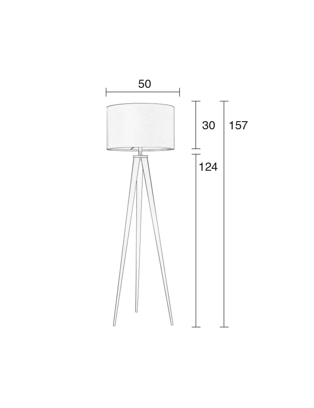 Stehleuchte Tripod in Schwarz präsentiert im Onlineshop von KAQTU Design AG. Stehleuchte ist von Zuiver