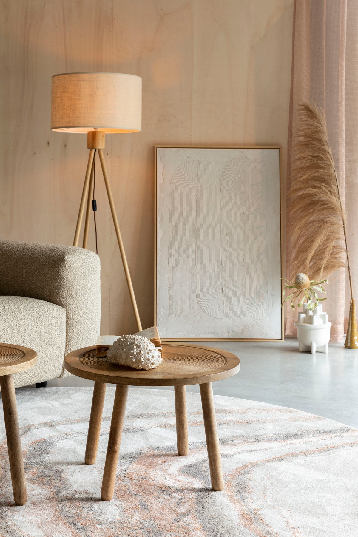Teppich Solar in Grau/Terra präsentiert im Onlineshop von KAQTU Design AG. Teppich ist von Zuiver