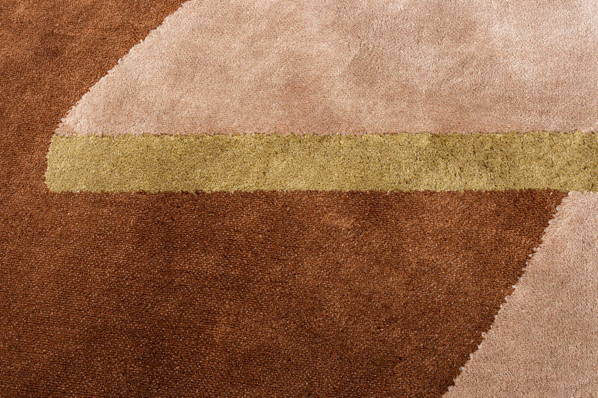 Teppich Phila in Braun präsentiert im Onlineshop von KAQTU Design AG. Teppich ist von Zuiver