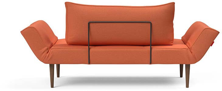 Zeal Klappsofa 200 Styletto in Rot 581 präsentiert im Onlineshop von KAQTU Design AG. Bettsofa ist von Innovation Living