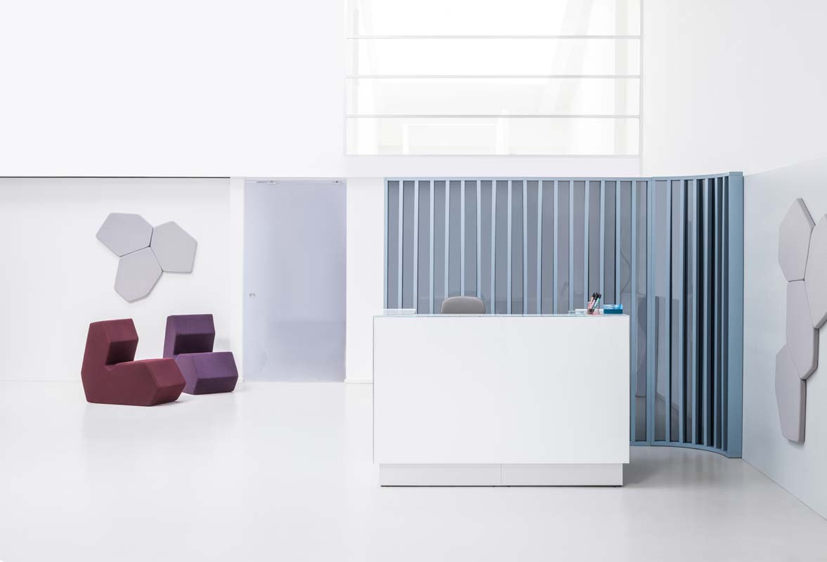 Bazalto BWP2 - Wandpaneele in Blau präsentiert im Onlineshop von KAQTU Design AG. Paneele ist von Mdd