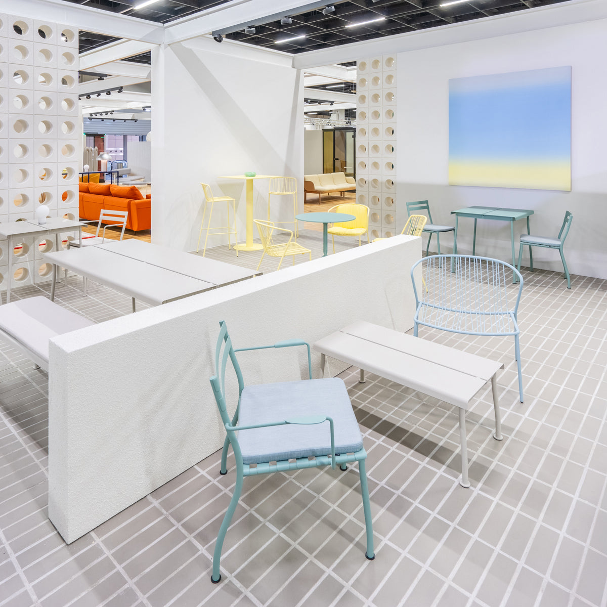 Flaner FLR08 - Sessel in Türkis präsentiert im Onlineshop von KAQTU Design AG. Outdoor-Sessel ist von Mdd