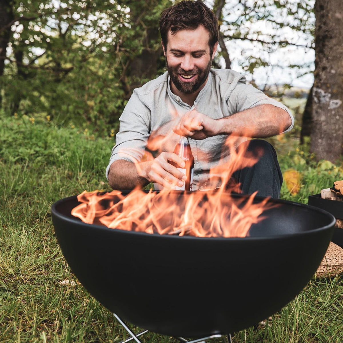 Bowl von Höfats: Feuerschale mit Grillfunktion