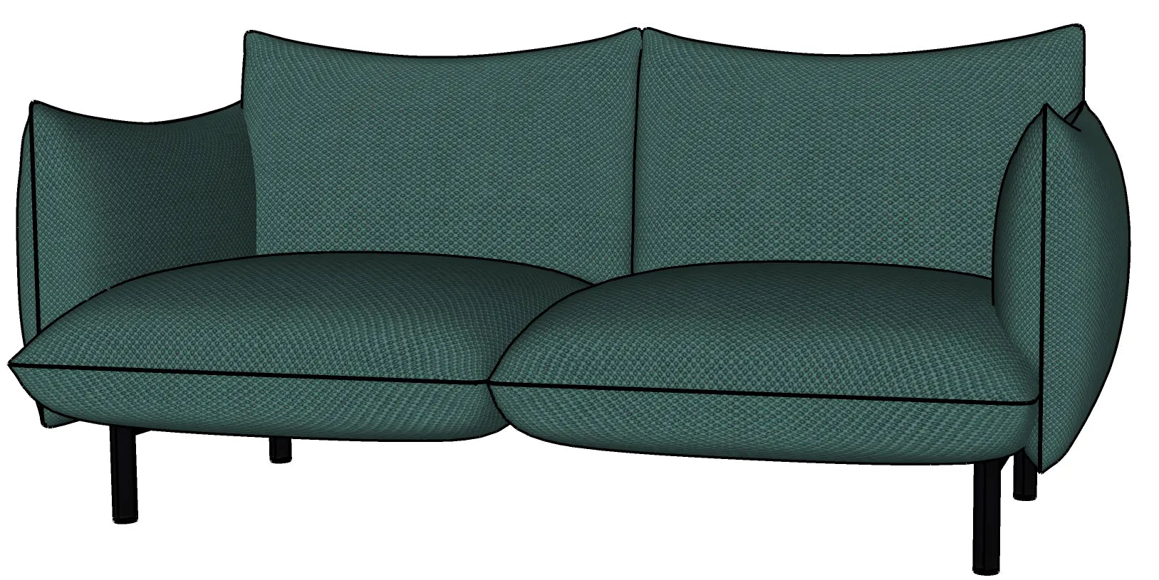 Ark Modular Sofa: Zeitloses Design für moderne Wohnräume.