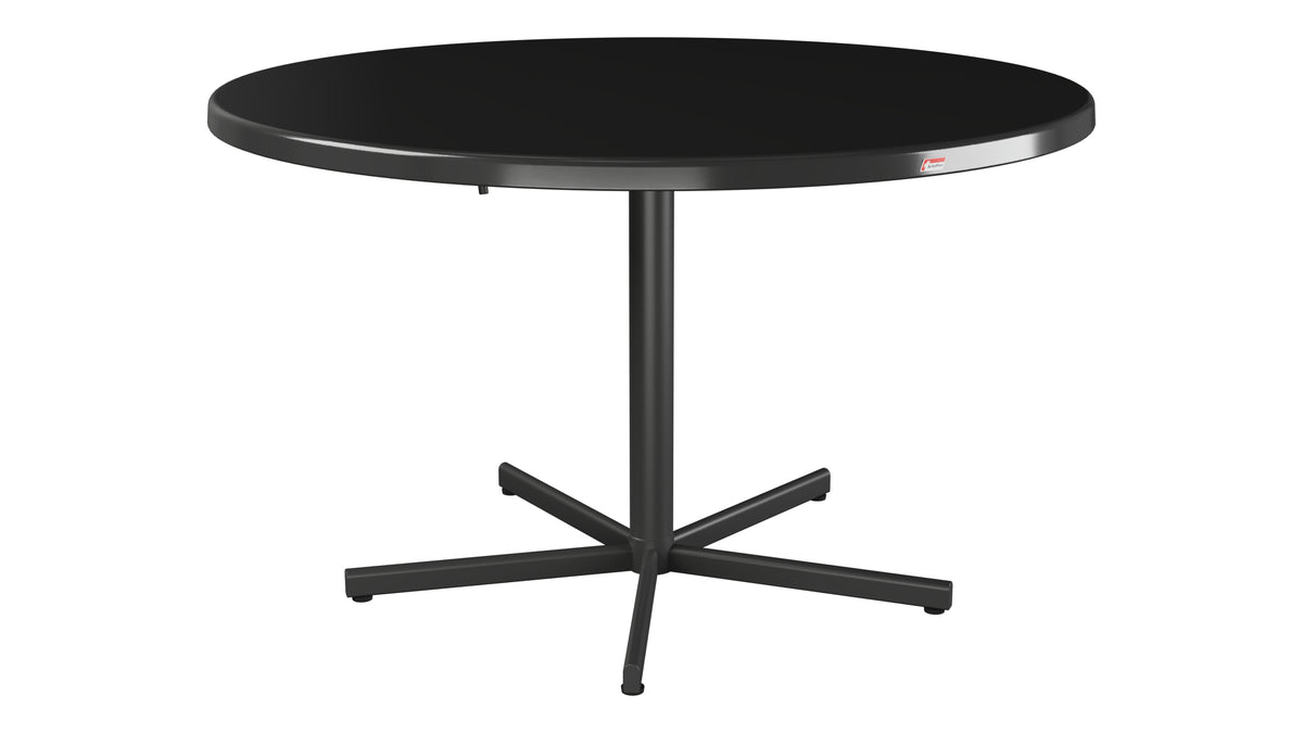 Bodensee Glasfaser-Gartentisch ø120 klappbar in Anthrazit präsentiert im Onlineshop von KAQTU Design AG. Gartentisch ist von Schaffner