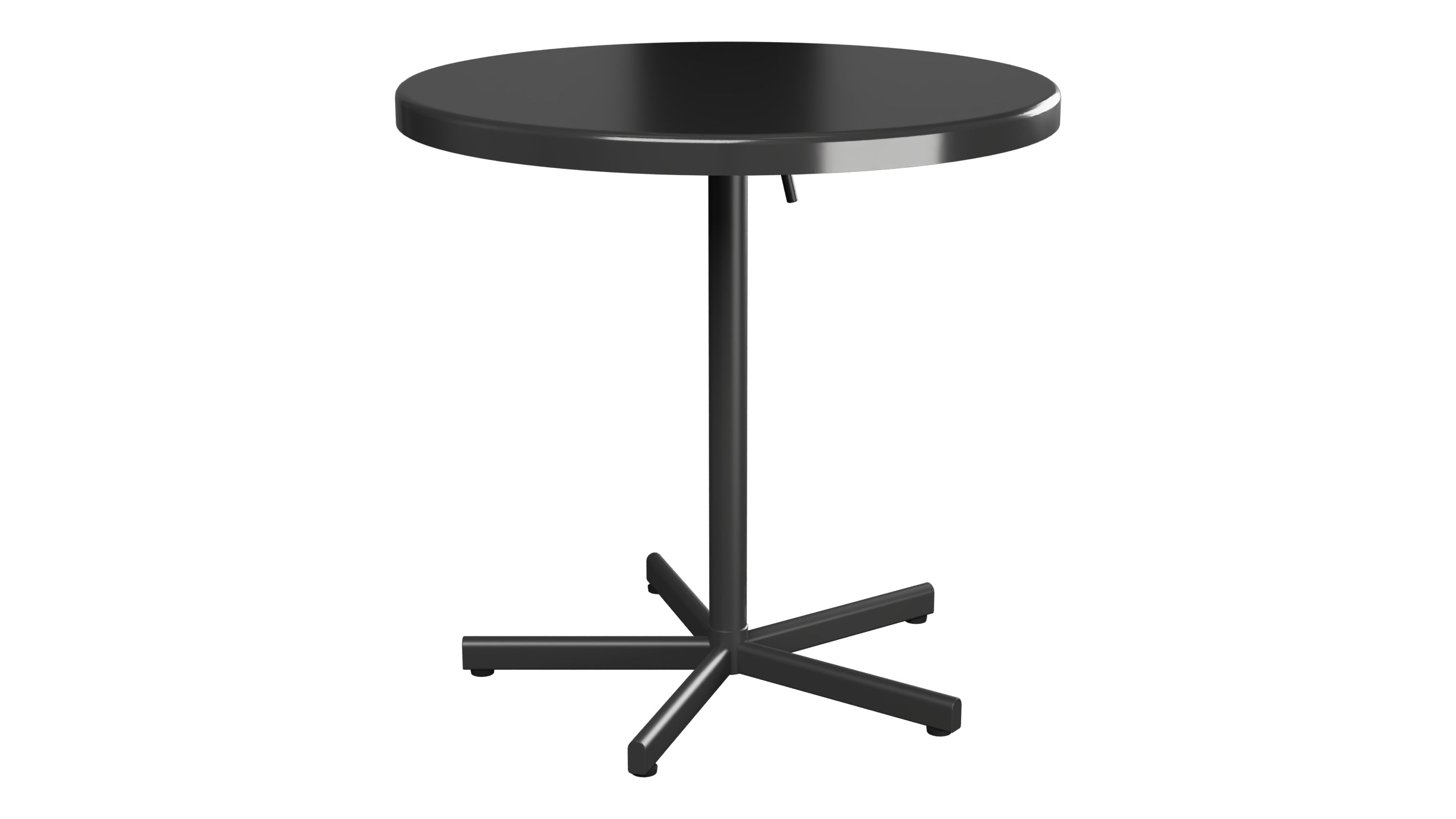 Bodensee Glasfaser-Gartentisch ø75 klappbar in Anthrazit präsentiert im Onlineshop von KAQTU Design AG. Gartentisch ist von Schaffner