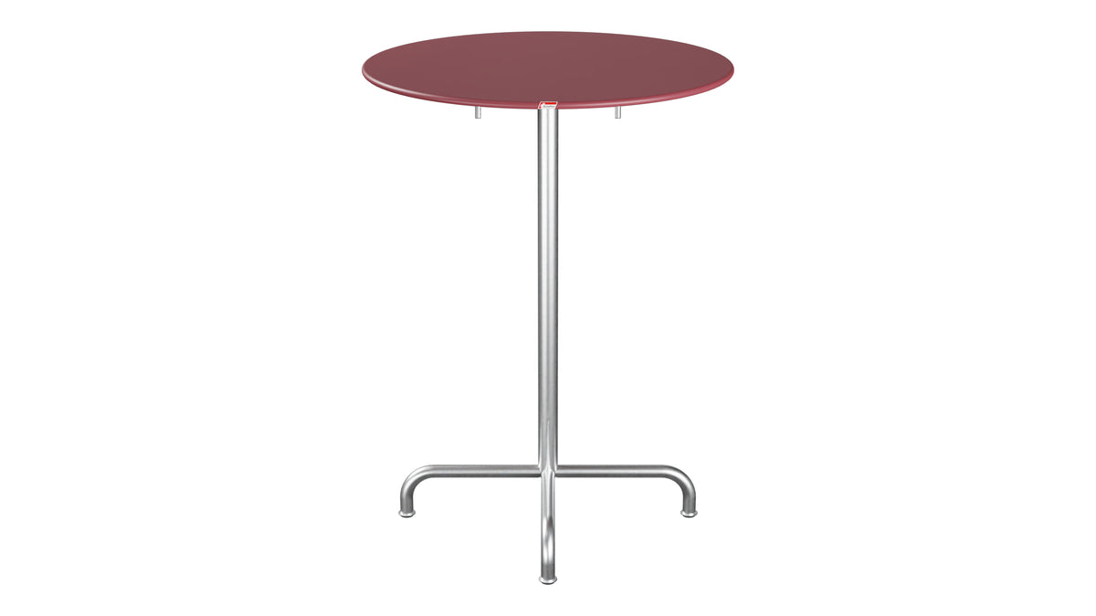 Rigi Metall-Stehtisch Outdoor ø80 / 110 klappbar  in Bordeaux präsentiert im Onlineshop von KAQTU Design AG. Hochtisch Outdoor ist von Schaffner