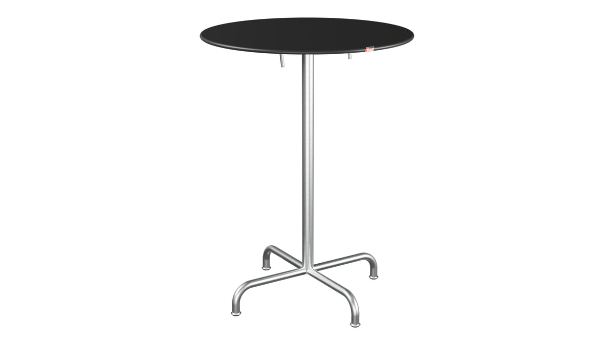 Rigi Metall-Stehtisch Outdoor ø80 / 110 klappbar  in Anthrazit präsentiert im Onlineshop von KAQTU Design AG. Hochtisch Outdoor ist von Schaffner