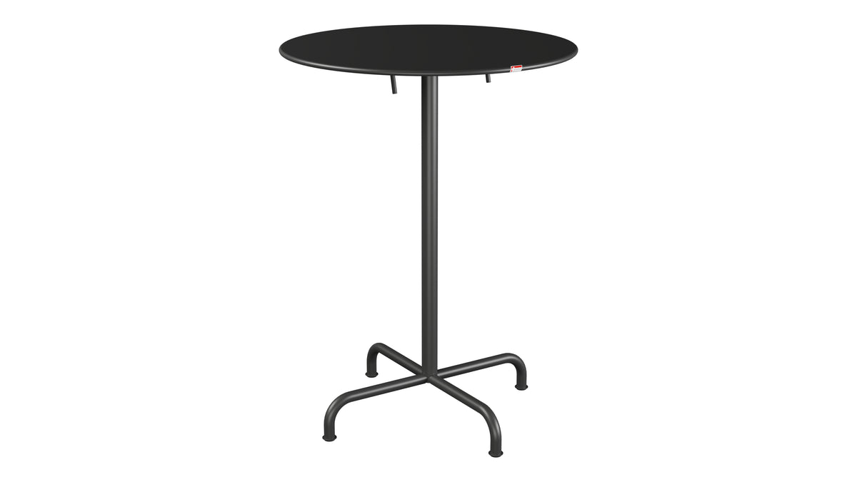 Rigi Metall-Stehtisch Outdoor ø80 / 110 klappbar  in Anthrazit präsentiert im Onlineshop von KAQTU Design AG. Hochtisch Outdoor ist von Schaffner