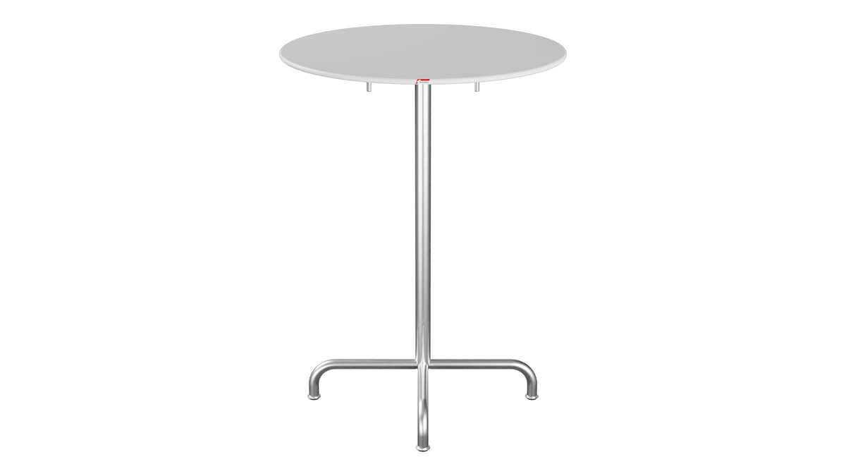 Rigi Metall-Stehtisch Outdoor ø80 / 110 klappbar  in Weiss präsentiert im Onlineshop von KAQTU Design AG. Hochtisch Outdoor ist von Schaffner
