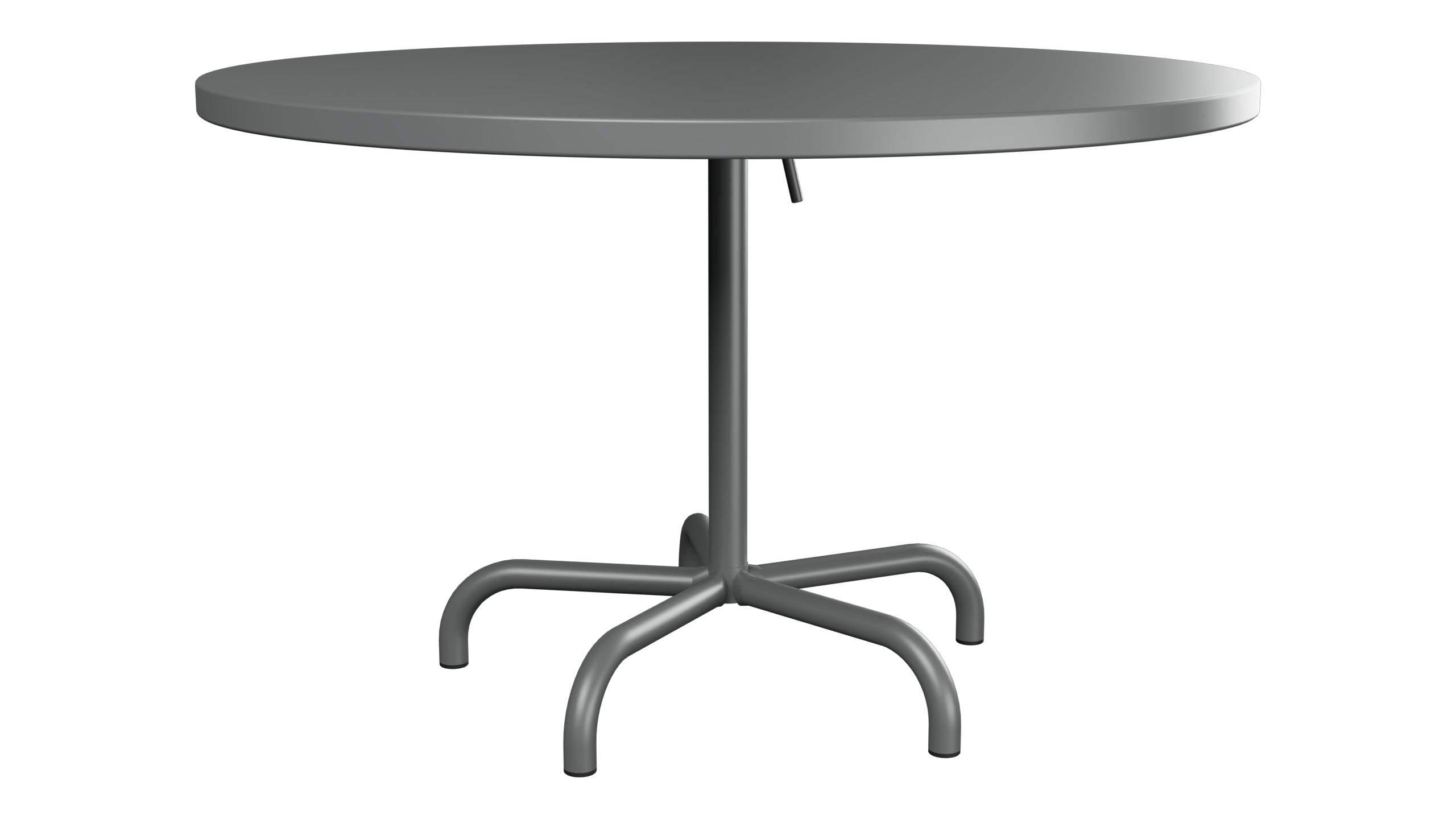 Säntis Metall-Gartentisch ø117 klappbar in Graphit präsentiert im Onlineshop von KAQTU Design AG. Gartentisch ist von Schaffner