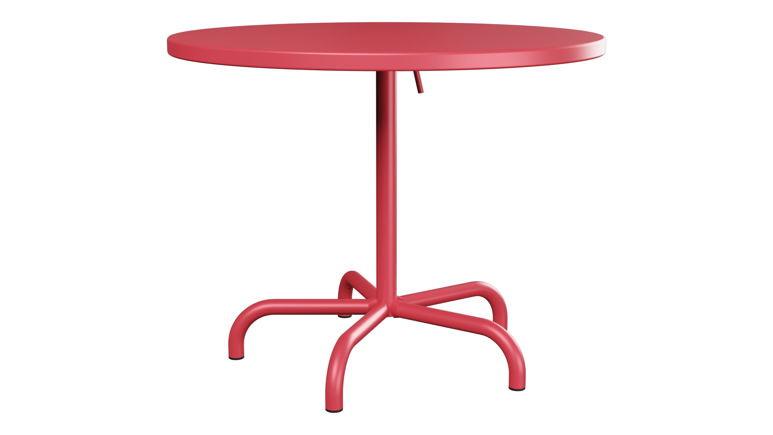Säntis Metall-Gartentisch ø92 klappbar in Ahornrot präsentiert im Onlineshop von KAQTU Design AG. Gartentisch ist von Schaffner