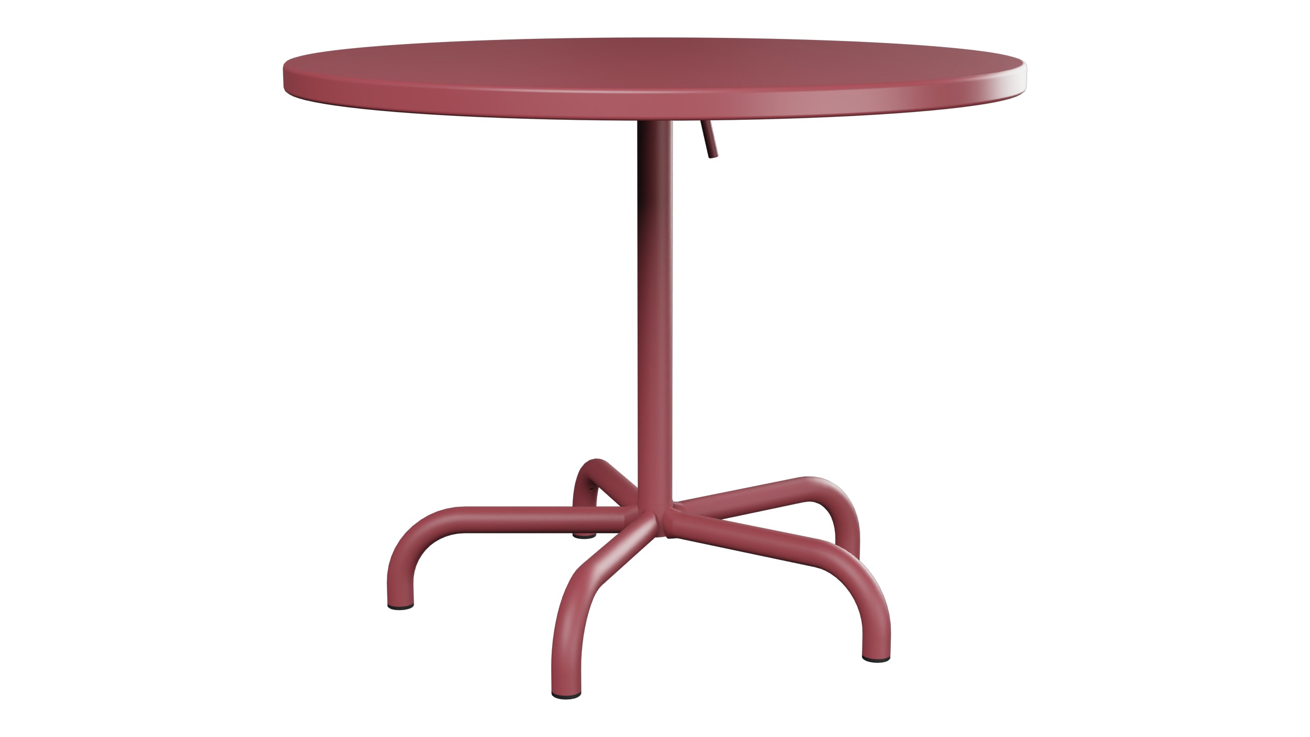 Säntis Metall-Gartentisch ø92 klappbar in Bordeaux präsentiert im Onlineshop von KAQTU Design AG. Gartentisch ist von Schaffner