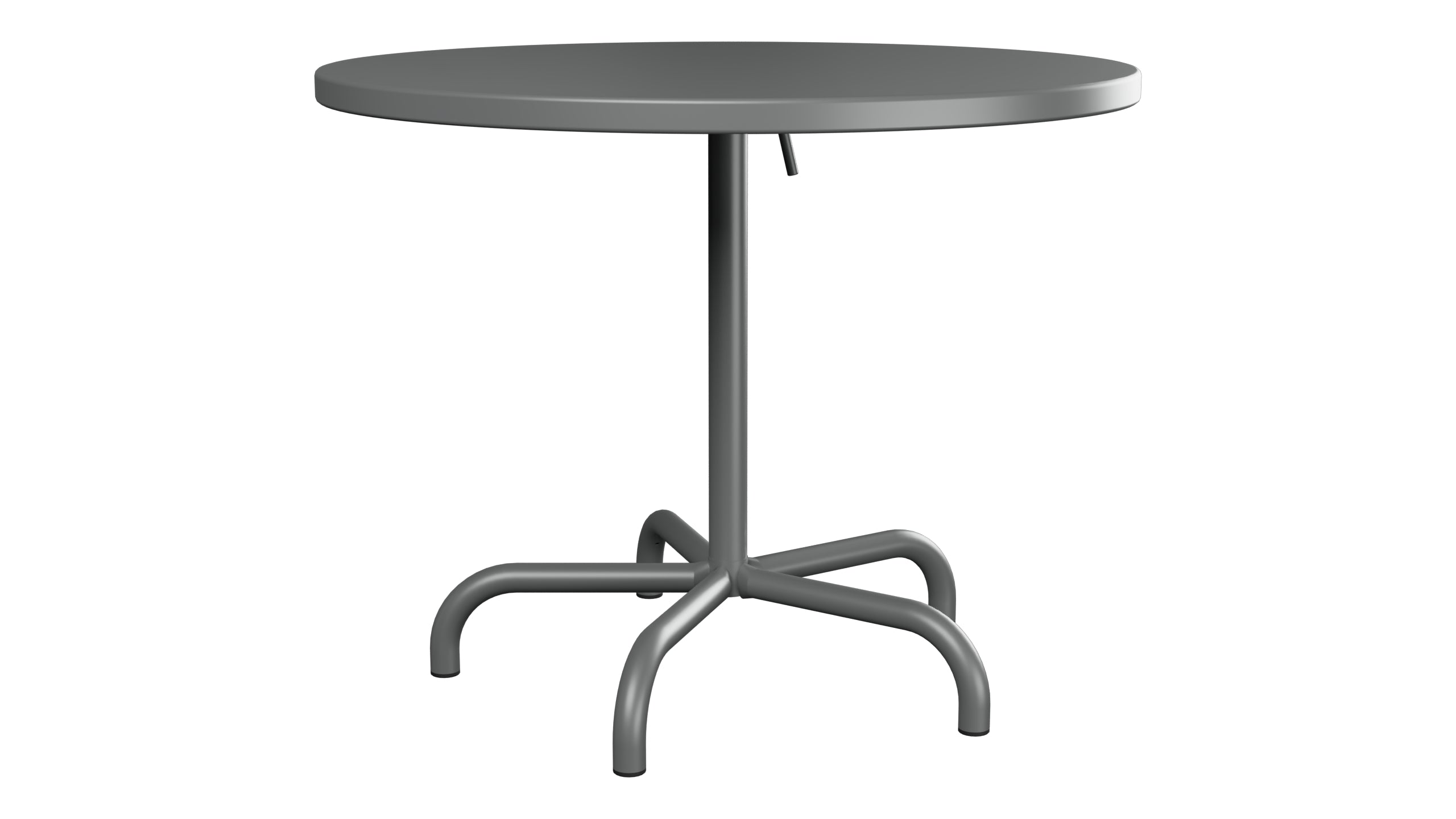 Säntis Metall-Gartentisch ø92 klappbar in Graphit präsentiert im Onlineshop von KAQTU Design AG. Gartentisch ist von Schaffner