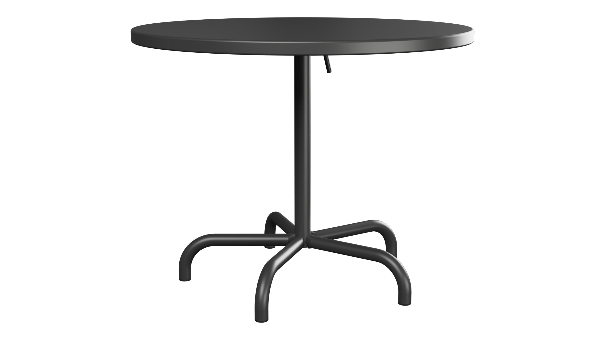 Säntis Metall-Gartentisch ø92 klappbar in Anthrazit präsentiert im Onlineshop von KAQTU Design AG. Gartentisch ist von Schaffner