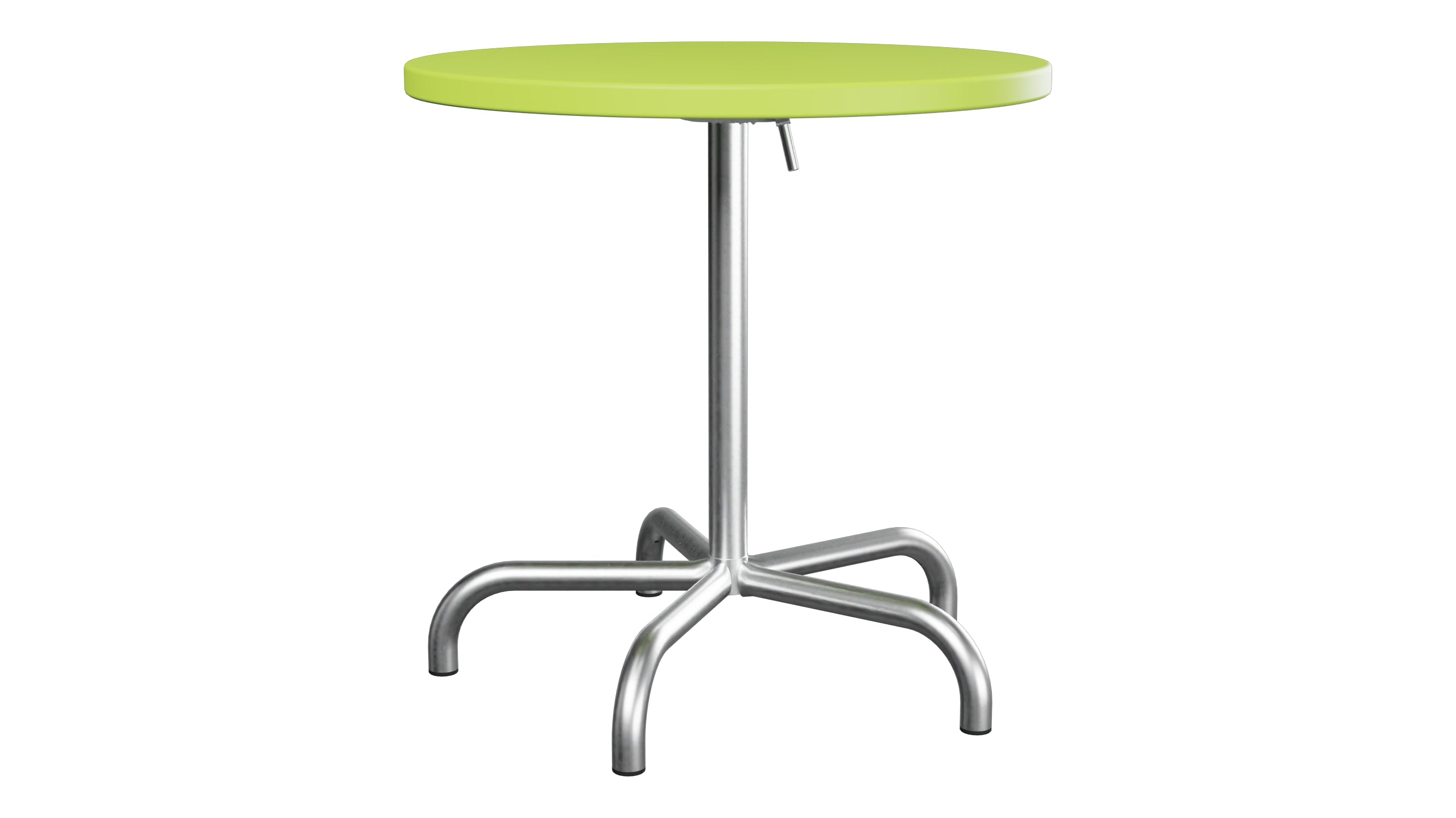 Säntis Metall-Gartentisch ø72 klappbar in Hellgrün präsentiert im Onlineshop von KAQTU Design AG. Gartentisch ist von Schaffner
