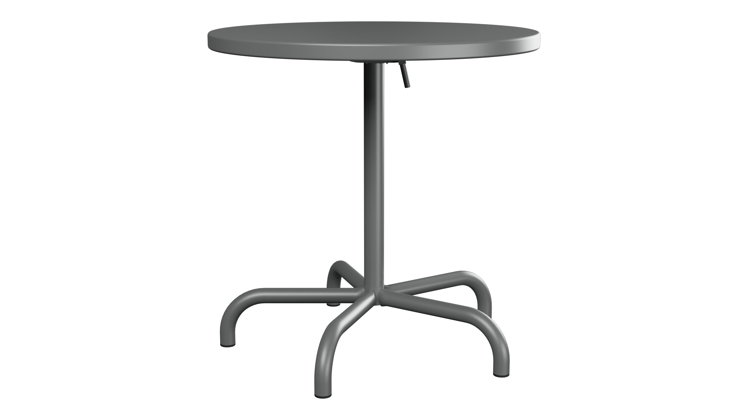 Säntis Metall-Gartentisch ø72 klappbar in Graphit präsentiert im Onlineshop von KAQTU Design AG. Gartentisch ist von Schaffner