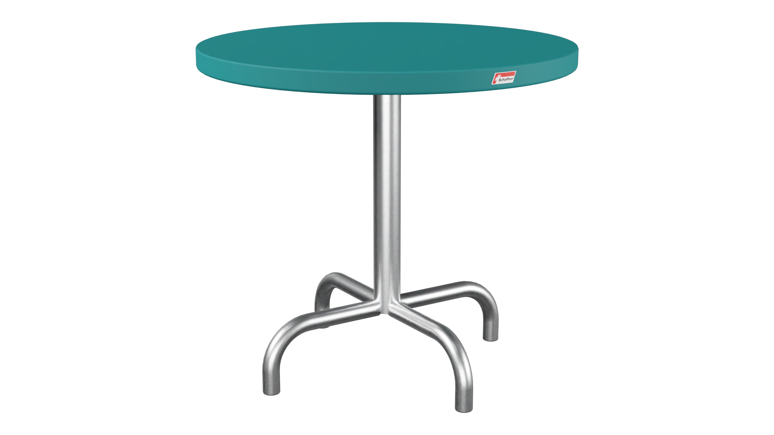 Säntis Metall-Beistelltisch Outdoor ø54 / 50 in Kaliblau präsentiert im Onlineshop von KAQTU Design AG. Beistelltisch Outdoor ist von Schaffner
