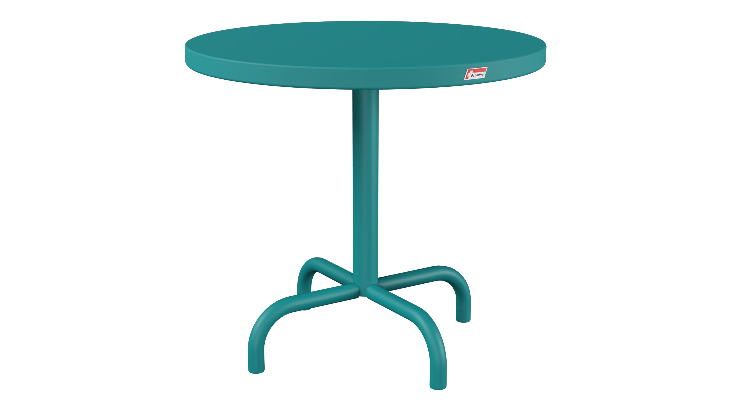 Säntis Metall-Beistelltisch Outdoor ø54 / 50 in Kaliblau präsentiert im Onlineshop von KAQTU Design AG. Beistelltisch Outdoor ist von Schaffner