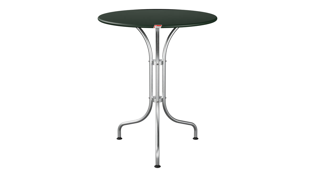 St. Moritz Metall-Gartentisch ø60 in Tannengrün präsentiert im Onlineshop von KAQTU Design AG. Gartentisch ist von Schaffner