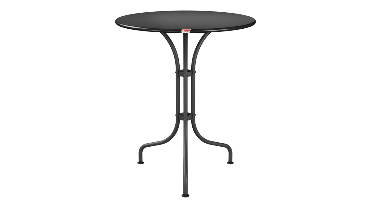 St. Moritz Metall-Gartentisch ø60 in Schwarz präsentiert im Onlineshop von KAQTU Design AG. Gartentisch ist von Schaffner