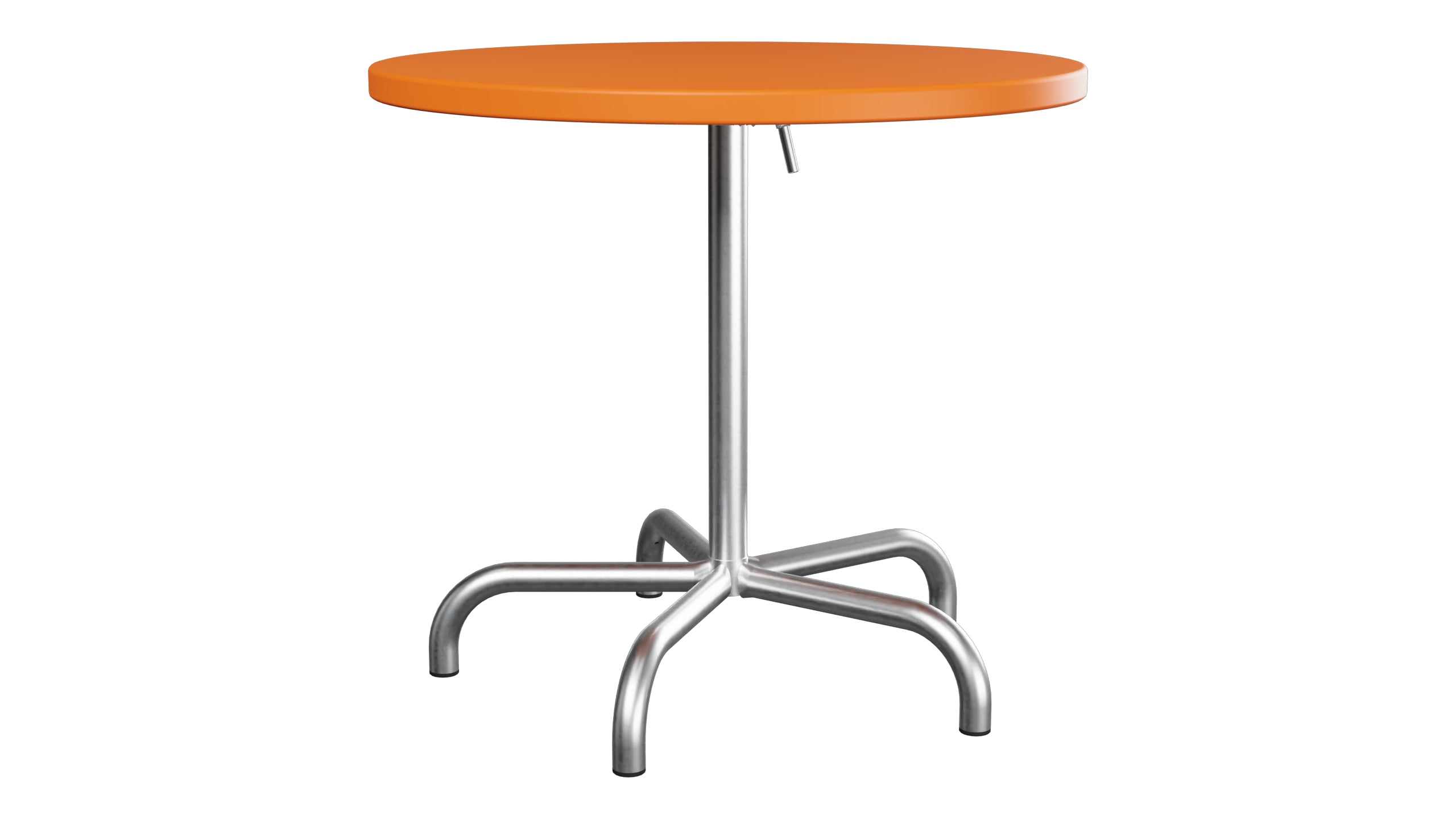 Säntis Metall-Gartentisch ø80 klappbar in Orange präsentiert im Onlineshop von KAQTU Design AG. Gartentisch ist von Schaffner