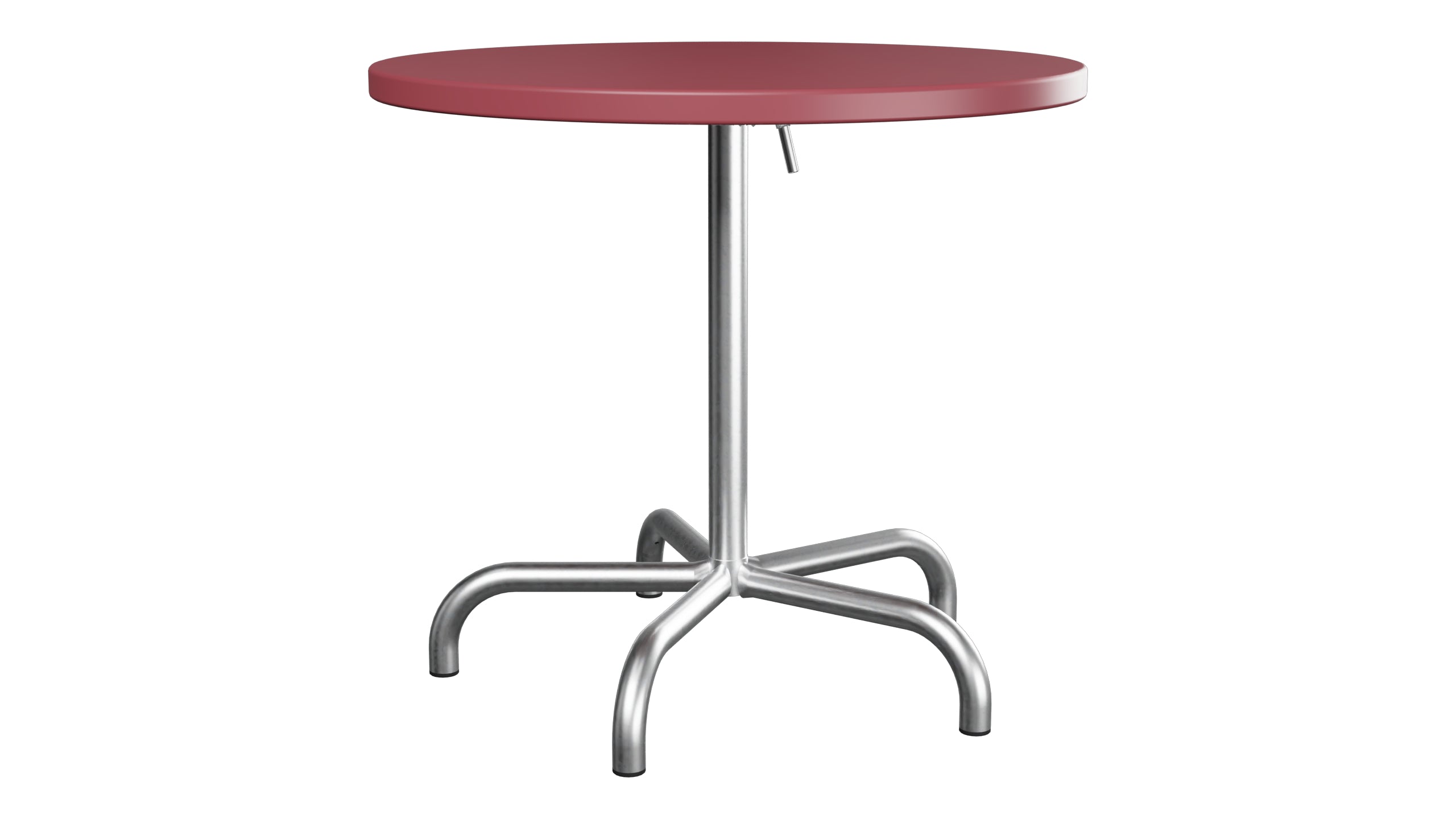 Säntis Metall-Gartentisch ø80 klappbar in Bordeaux präsentiert im Onlineshop von KAQTU Design AG. Gartentisch ist von Schaffner