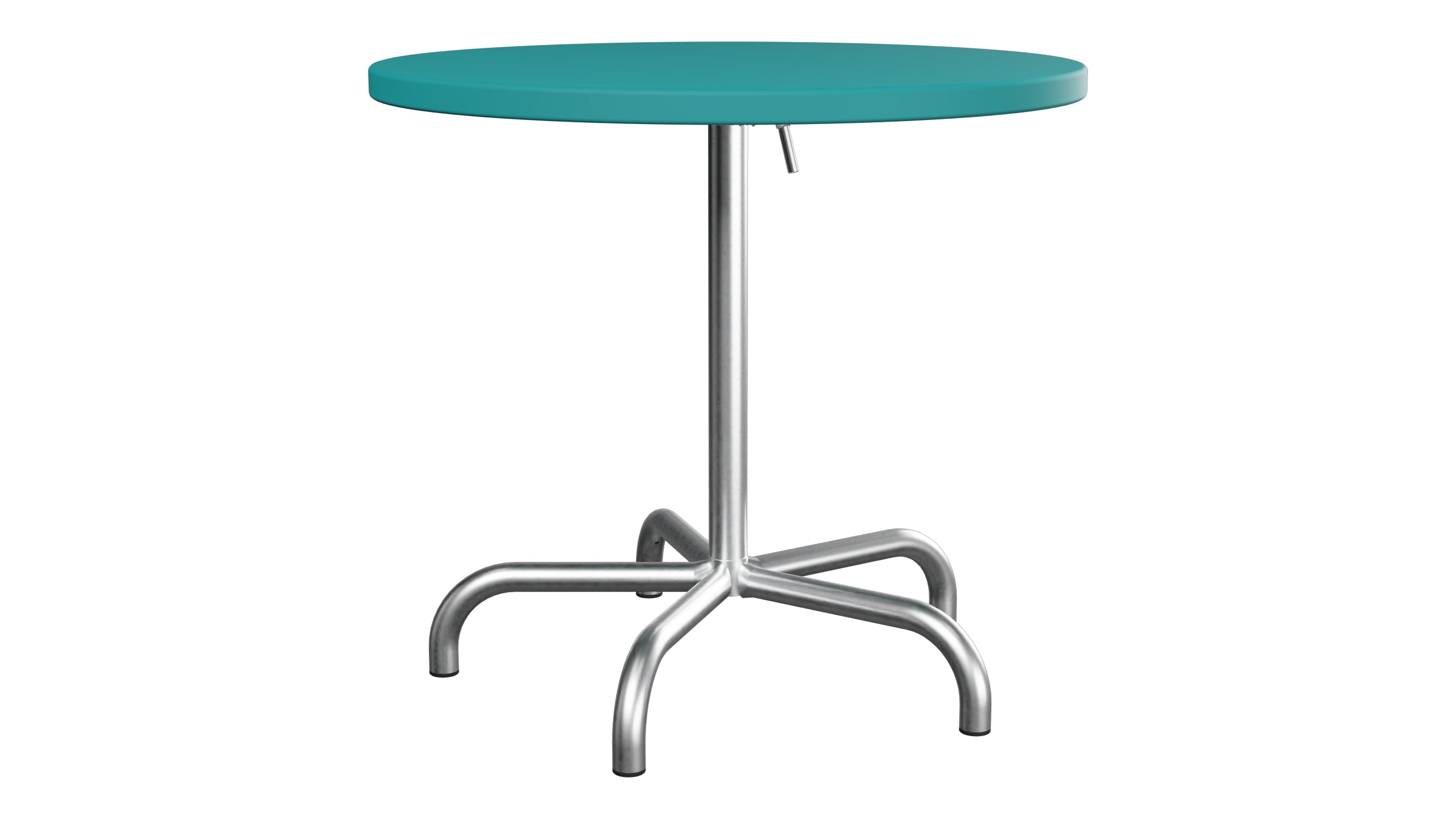 Säntis Metall-Gartentisch ø80 klappbar in Kaliblau präsentiert im Onlineshop von KAQTU Design AG. Gartentisch ist von Schaffner