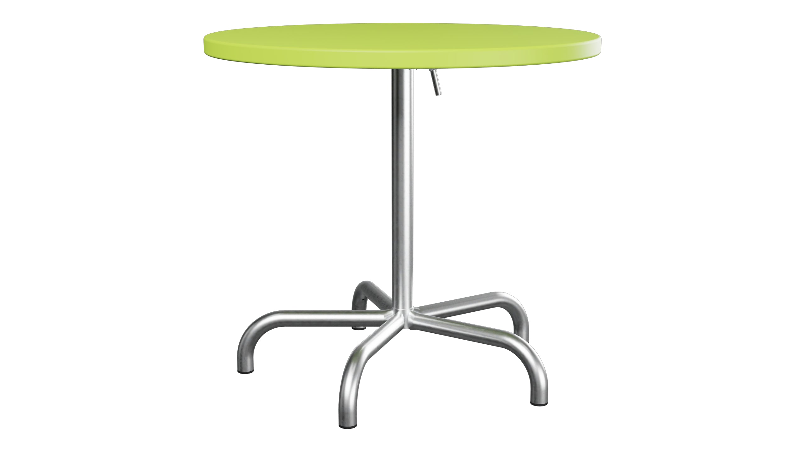 Säntis Metall-Gartentisch ø80 klappbar in Hellgrün präsentiert im Onlineshop von KAQTU Design AG. Gartentisch ist von Schaffner