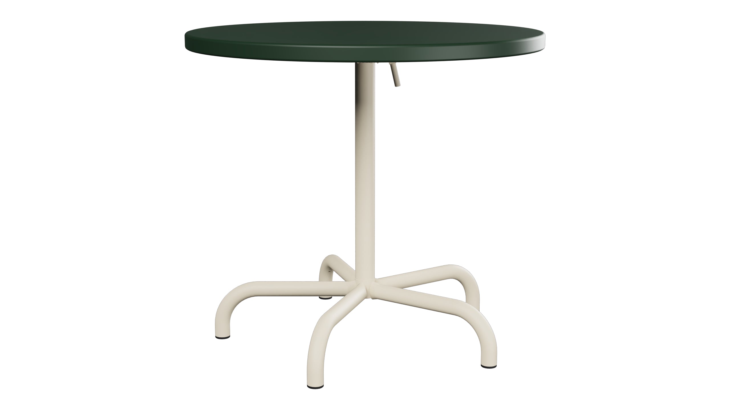 Säntis Metall-Gartentisch ø80 klappbar in Tannengrün präsentiert im Onlineshop von KAQTU Design AG. Gartentisch ist von Schaffner