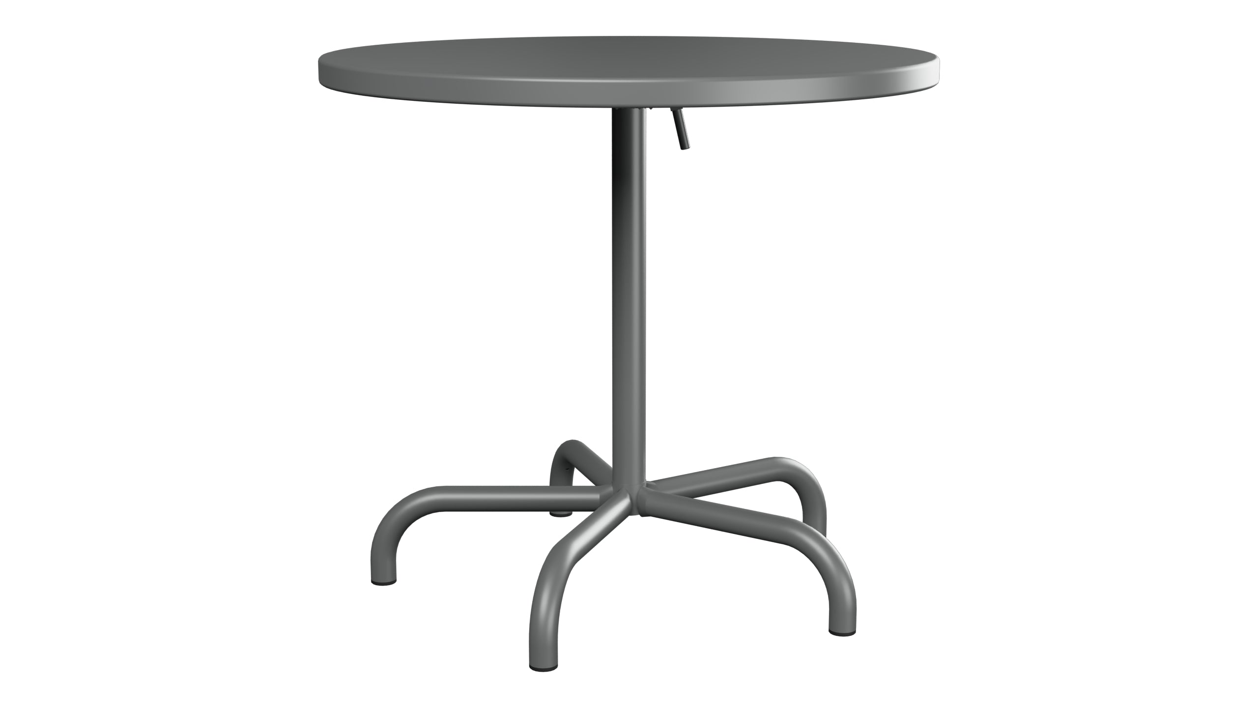 Säntis Metall-Gartentisch ø80 klappbar in Graphit präsentiert im Onlineshop von KAQTU Design AG. Gartentisch ist von Schaffner