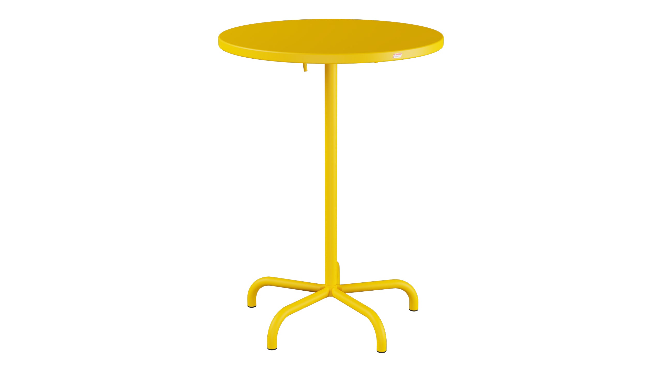 Table de bar en métal Säntis extérieur ø80/110 pliable