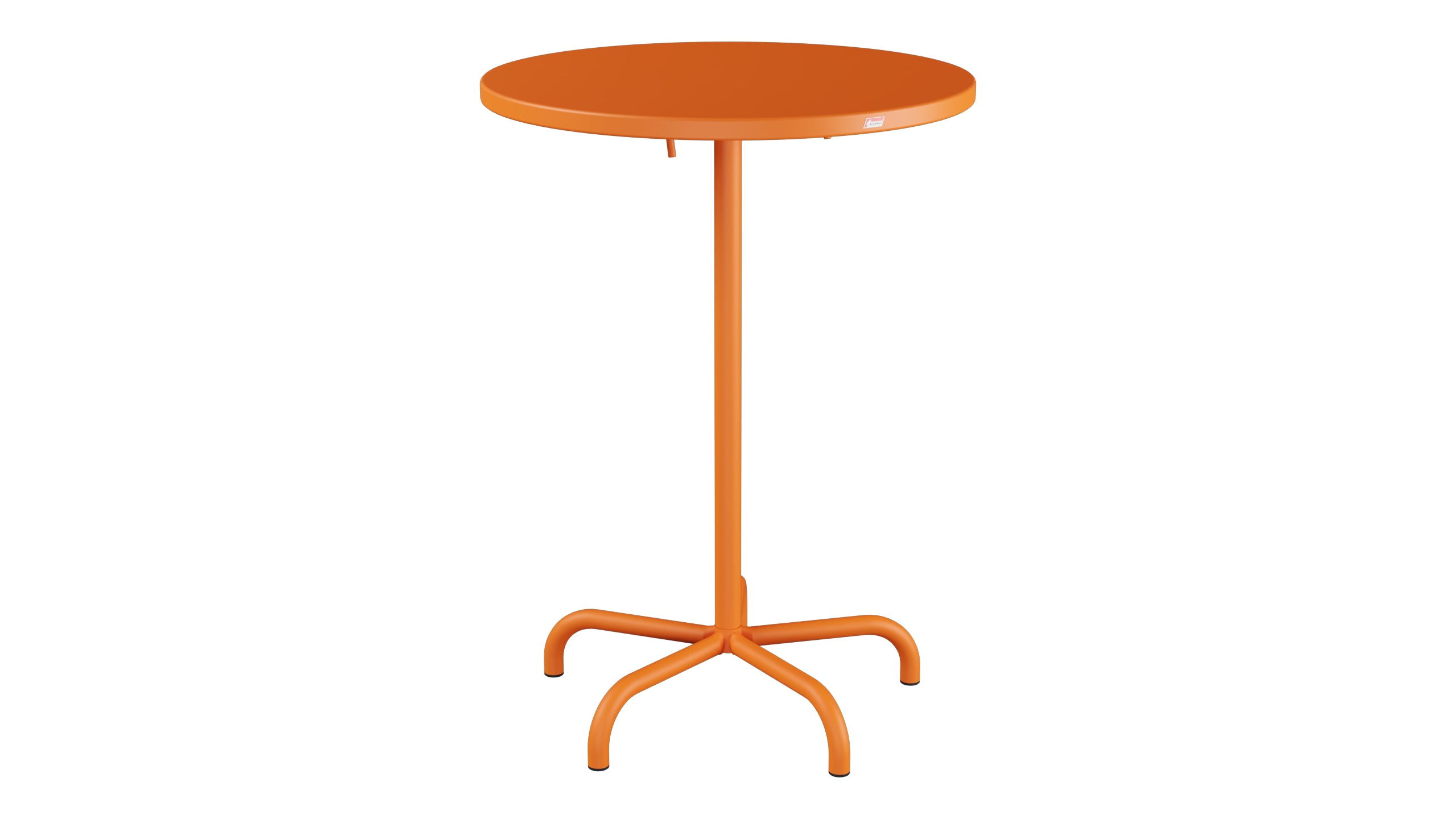Table de bar en métal Säntis extérieur ø80/110 pliable